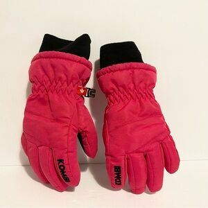 Kombi Winter Gloves Junior XS 6-7yr Girls Pink Snow Mittens